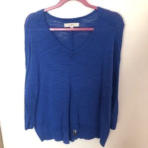 Blue LOFT lightweight sweater